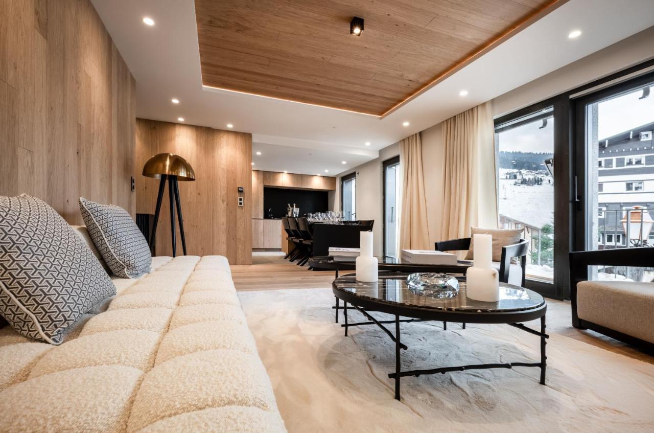 Ecrin Blanc - Appartement Haut De Gamme - Balcon Avec Vue - Centre De Межев Екстер'єр фото